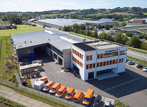 Neubau einer Niederlassung mit Bürogebäude und Produktionshalle für SCHARRTEC in Hunderdorf