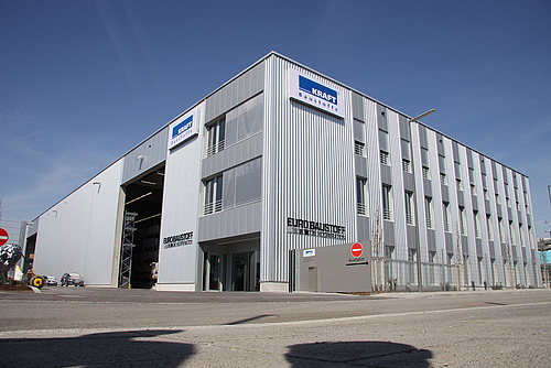 Neubau eines Lager- und Produktionsgebäudes mit Büro und Fachmarkt in Höhenkirchen