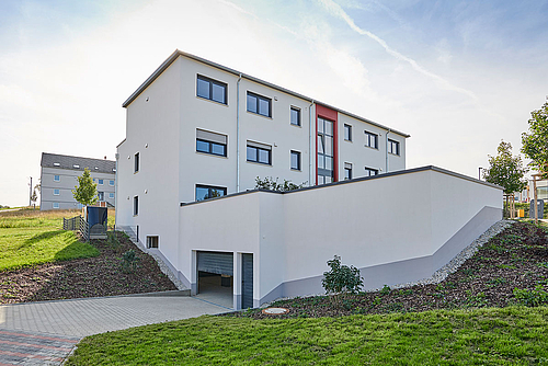Neubau eines Mehrfamilienhauses mit Tiefgarage in Wang bei Moosburg