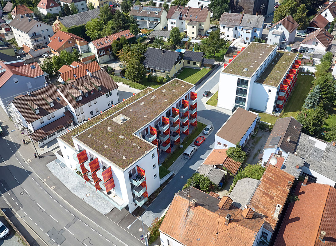 Neubau einer Studenten- und Apartment Wohnanlage in Straubing